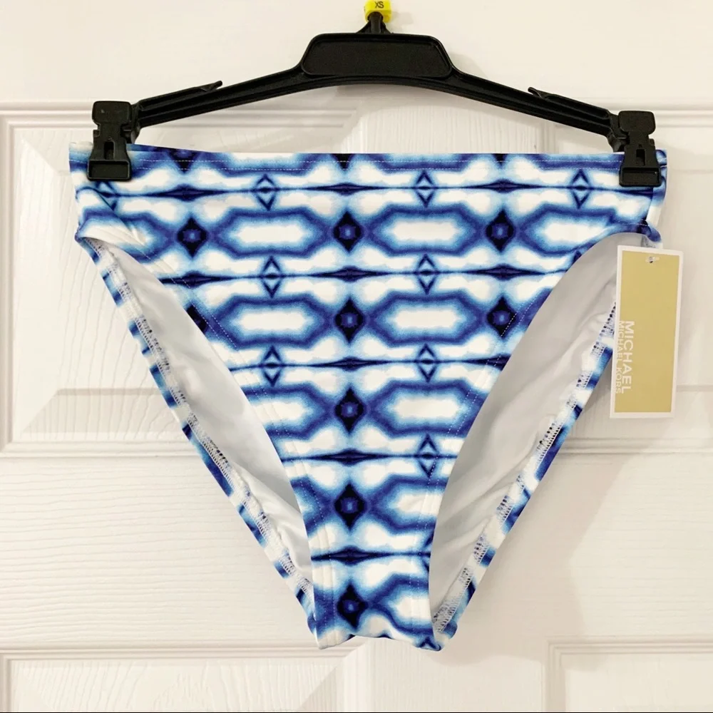 Michael Kors Bikini Set two piece blue and white XS